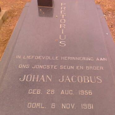 PRETORIUS Johan Jacobus 1956-1981
