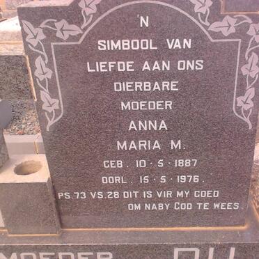 PREEZ Anna Maria M., du 1887-1976