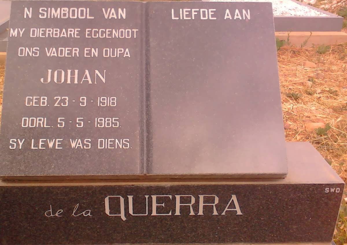 QUERRA Johan, de la 1918-1985