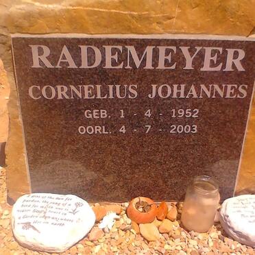 RADEMEYER Cornelius Johannes 1952-2003