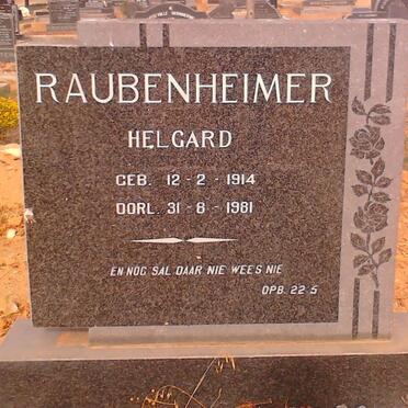 RAUBENHEIMER Helgard 1914-1981