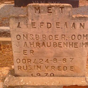 RAUBENHEIMER J.A.H. -1967