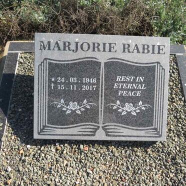 RABIE Marjorie 1946-2017