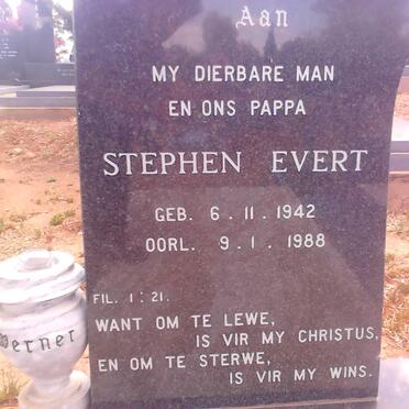 RENSBURG Stephen Evert, van 1942-1988