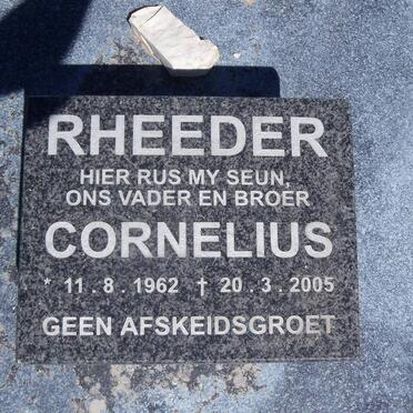 RHEEDER Cornelius 1962-2005