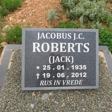 ROBERTS Jacobus J.C. 1935-2012