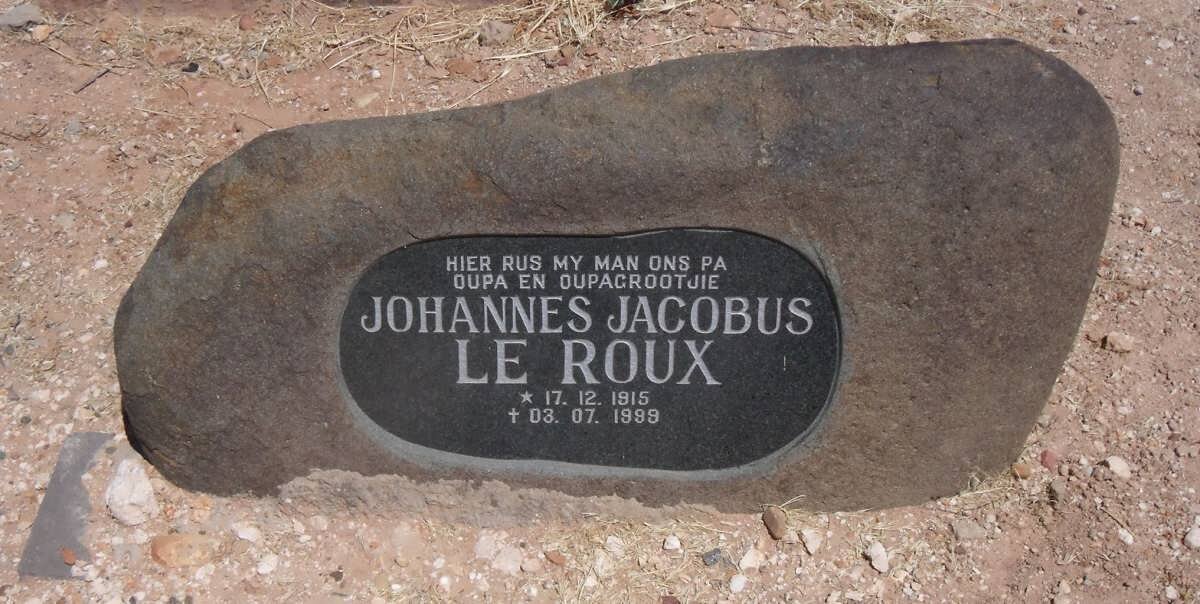 ROUX Johannes Jacobus, le 1915-1999