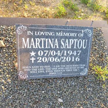 SAPTOU Martina 1947-2016