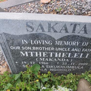 SAKATA Mthetheleli 1966-2009