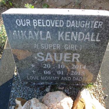 SAUER Mikayla Kendall 2014-2015