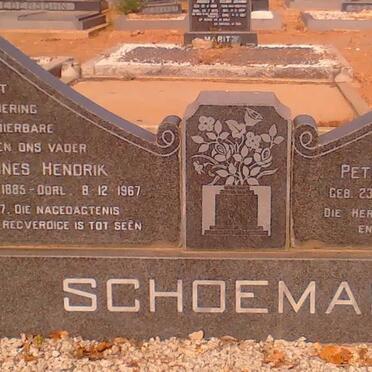 SCHOEMAN Johannes Hendrik 1885-1967 &amp; Petronella Jacoba 1888-1971