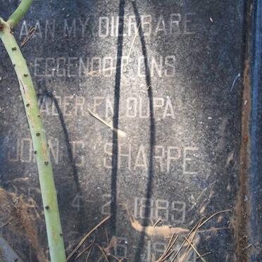 SHARPE John G. 1899-1944