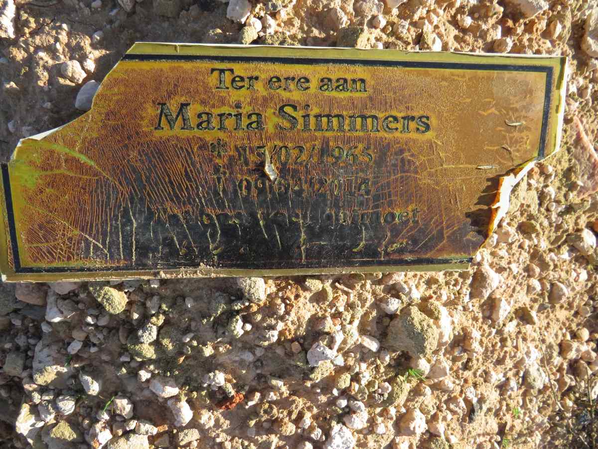 SIMMERS Maria 1955-2014