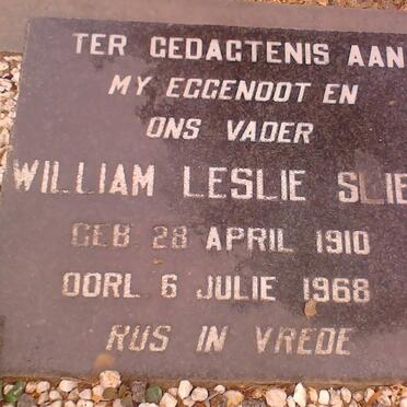 SLIER William Leslie 1910-1968