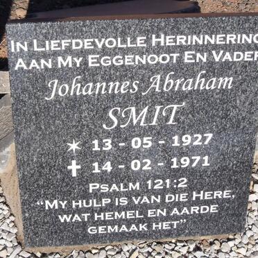 SMIT Johannes Abraham 1927-1971