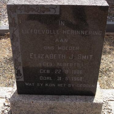 SMIT Elizabeth J. nee ALBERTS 1906-1968