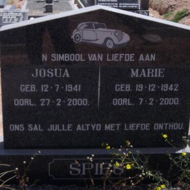 SPIES Josua 1941-2000 &amp; Marie 1942-2000