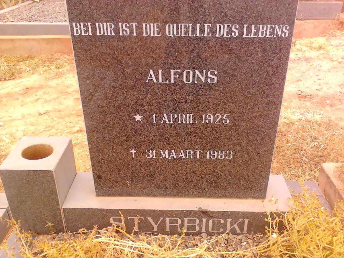 STYRBICKI Alfons 1925-1983