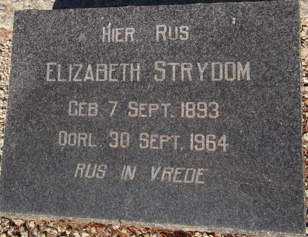 STRYDOM Elizabeth 1893-1964