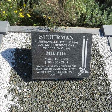 STUURMAN Mietjie 1936-2008