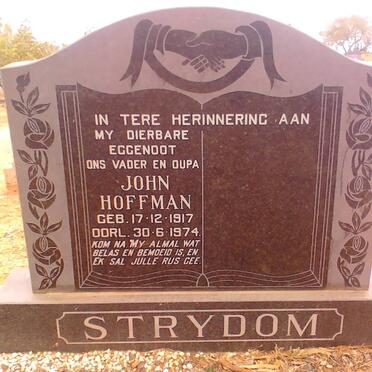 STRYDOM John Hoffman 1917-1974