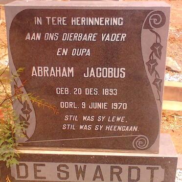 SWARDT Abraham Jacobus, de 1893-1970