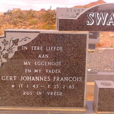 SWART Gert Johannes Francois 1943-1985