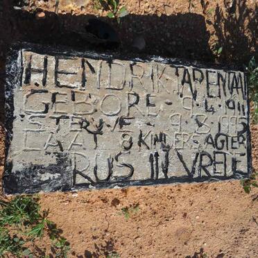 TARENTAAL Hendrik 1911-1995