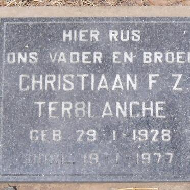 TERBLANCHE Christiaan F.Z. 1928-1977