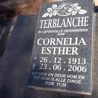 TERBLANCHE Cornelia Esther 1913-2006