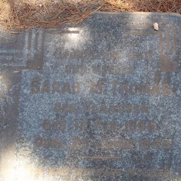 THOMAS Sarah M. nee CLAASSEN 1885-1948