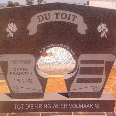 TOIT Charl Francois, du 1964-2004