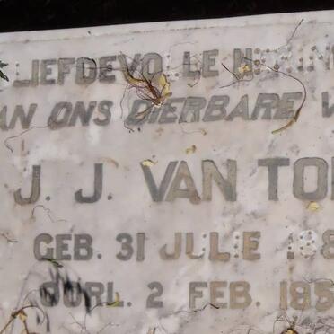 TONDER G.J.J., van 1888-1951