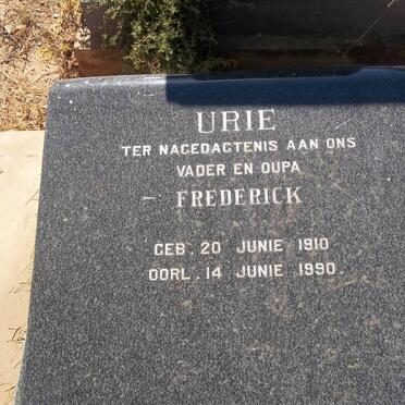URIE Frederick 1910-1990