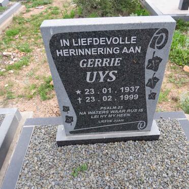 UYS Gerrie 1937-1999
