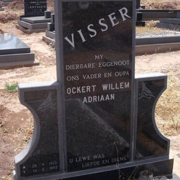 VISSER Ockert Willem Adriaan 1913-1992