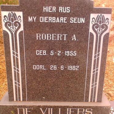 VILLIERS Robert A., de 1955-1982