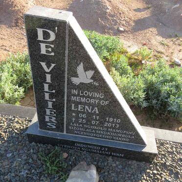 VILLIERS Lena, de 1910-2013