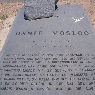 VOSLOO Danie 1957-1999
