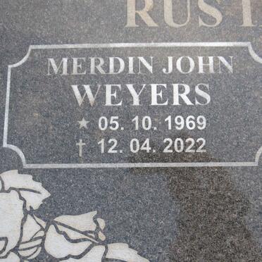 WEYERS Merdin John 1969-2022