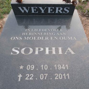 WEYERS Sophia 1941-2011