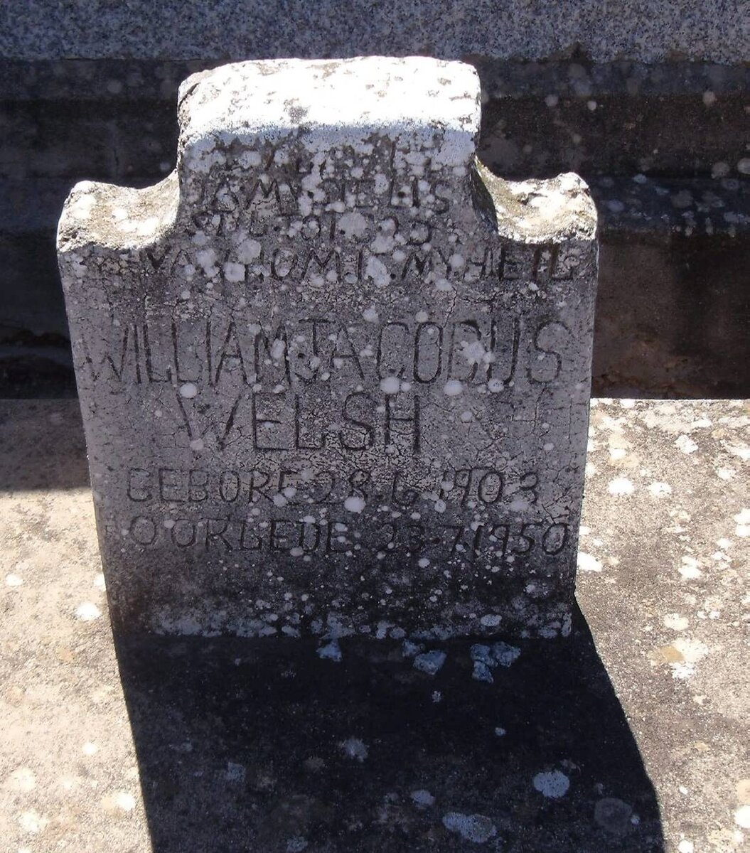 WELSH William Jacobus 1903-1950