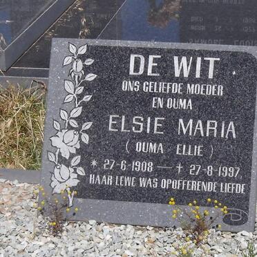 WIT Elsie Maria, de 1908-1997