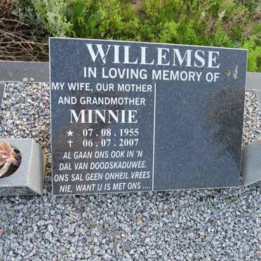 WILLEMSE Minnie 1955-2007
