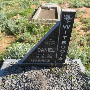 WITBOOI Daniel 1930-1994