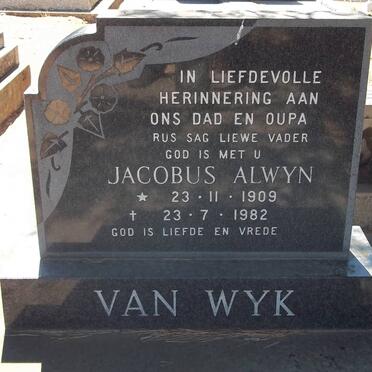 WYK Jacobus Alwyn, van 1909-1982