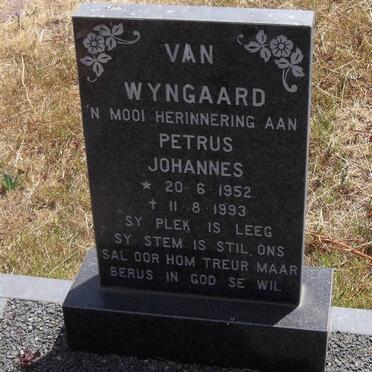 WYNGAARD Petrus Johannes, van 1952-1993