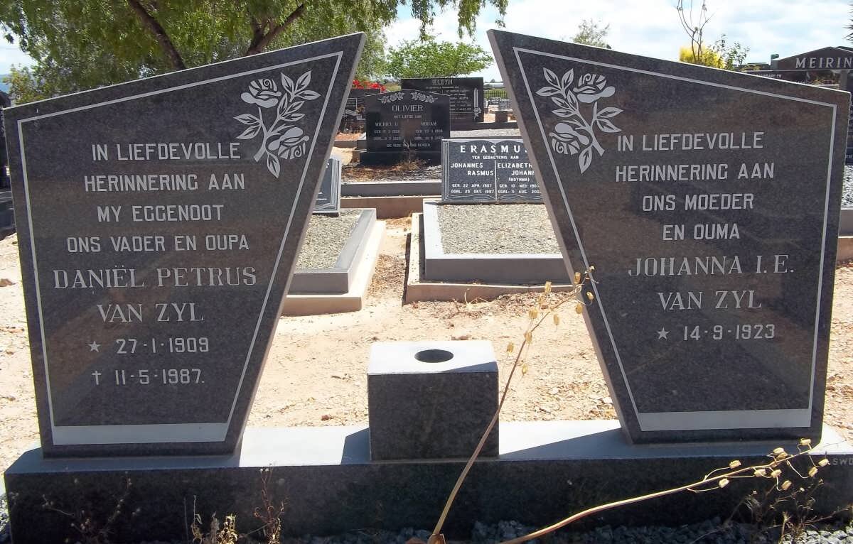 ZYL Daniel Petrus, van 1909-1987 &amp; Johanna I.E. 1923-