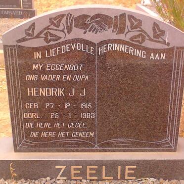 ZEELIE Hendrik J.J. 1915-1983