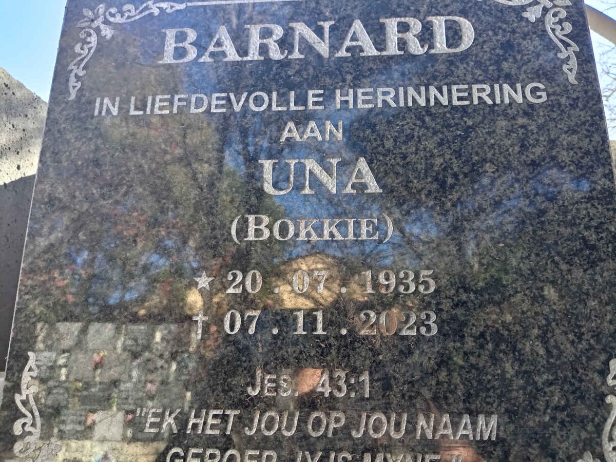 BARNARD Una 1935-2023